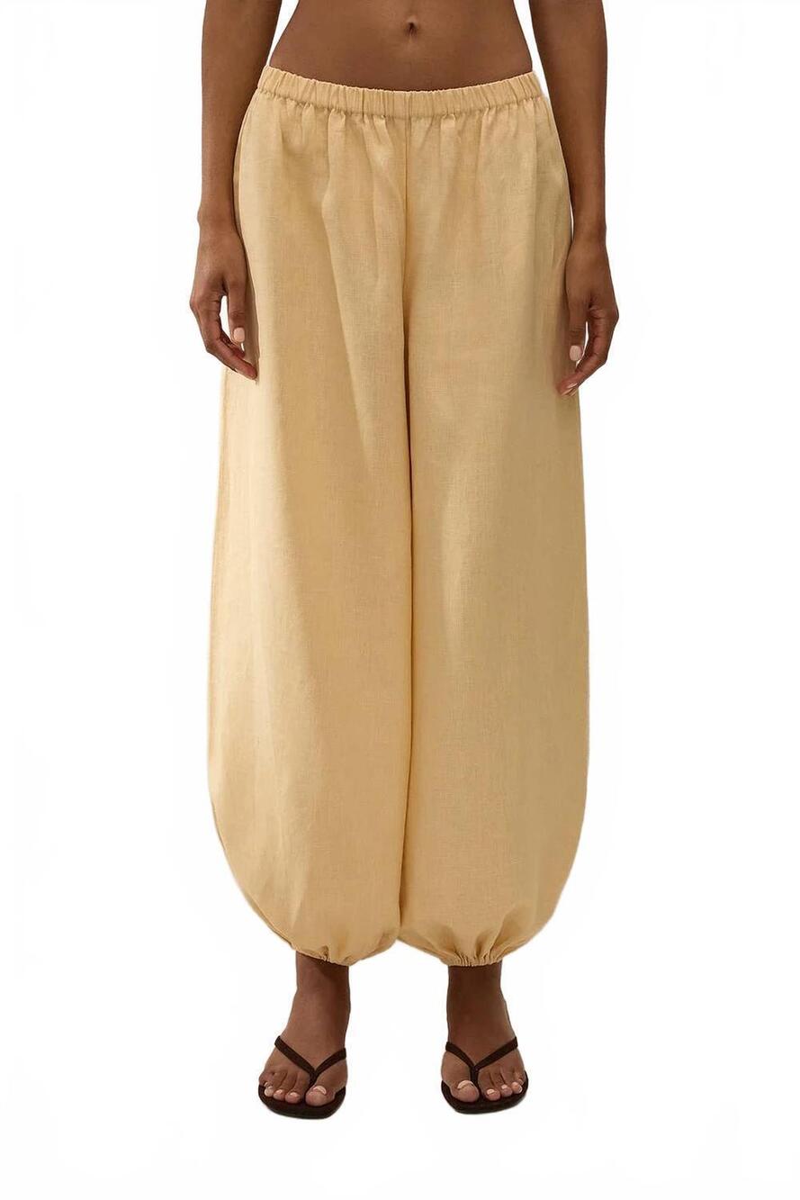 NEW FAITHFULL THE BRAND kortez balloon pant in daffodil